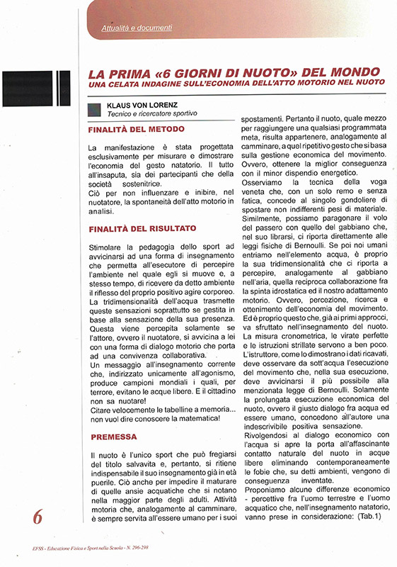 Prima pagina articolo